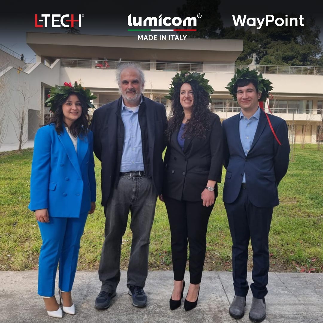 UNIPA, TRE NUOVI LAUREATI HANNO PRESENTATO LE PROPRIE TESI SULLO SVILUPPO DI PRODOTTI WAYPOINT