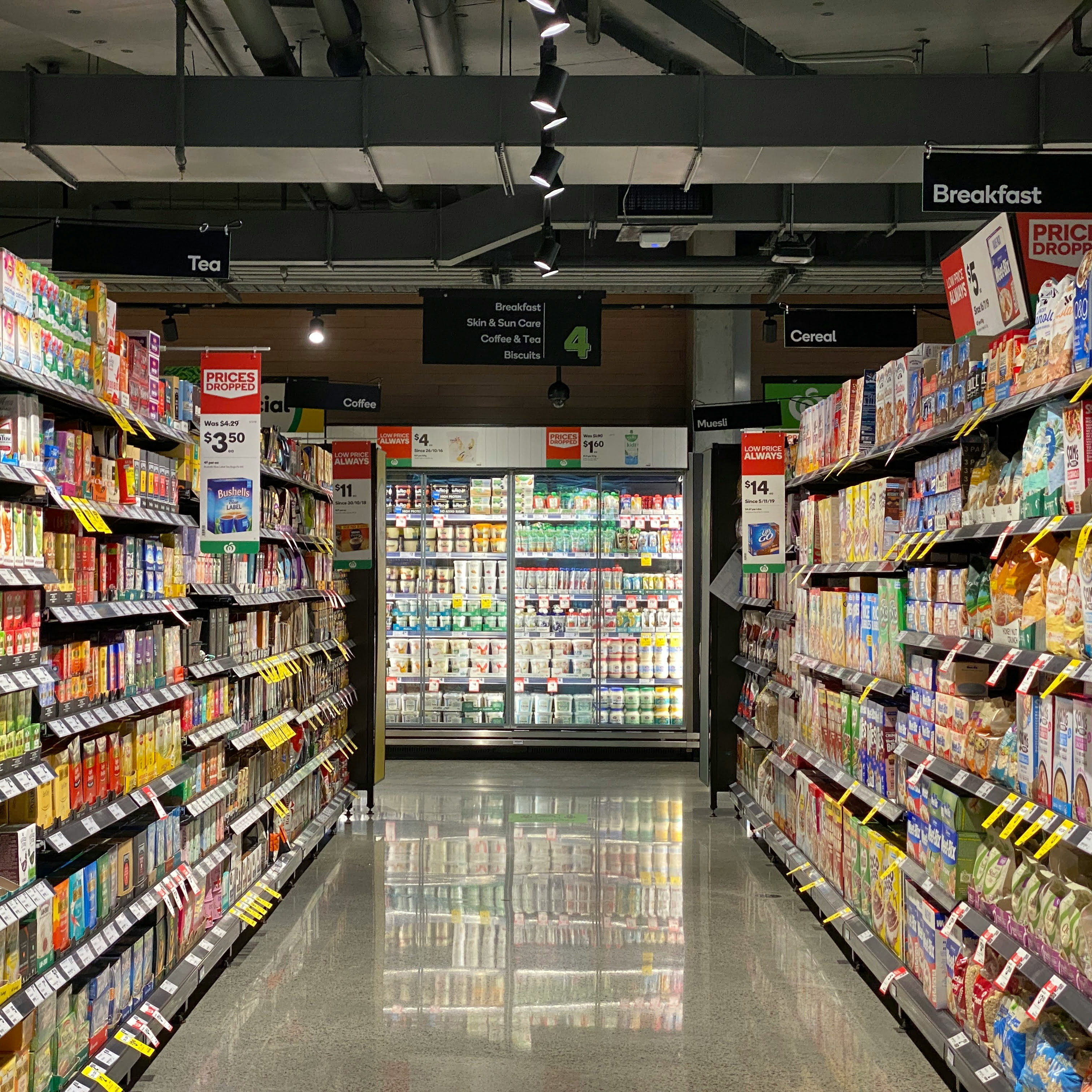 Éclairage de supermarché : trucs et astuces