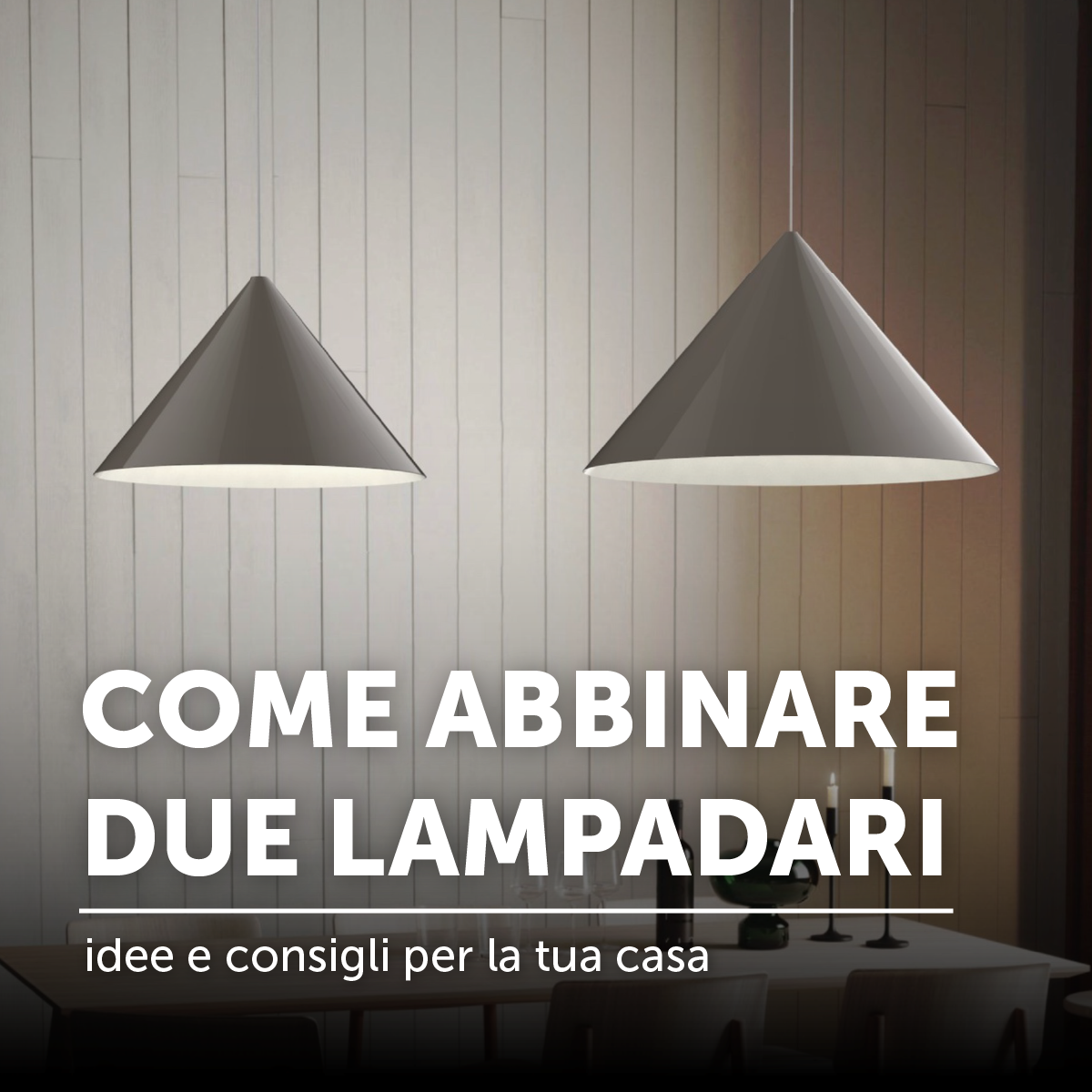 Come abbinare due lampadari nella stessa stanza