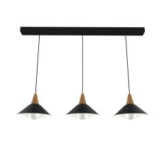FUNNEL  SOSPENSIONE LINEARE BICOLORE LUCIDO