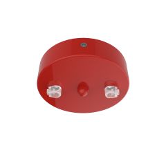 ROSETA Ø120 LAMPARA DE TECHO 2 AGUJEROS BRILLO