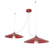 COLOMBO PENDANT LIGHT X2 MONOCOLOR GLOSSY