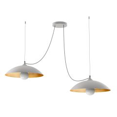 DREAM PENDANT LIGHT WHITE LEAF 2 LIGHT