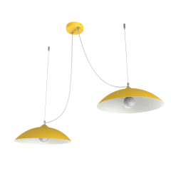 DREAM SOSPENSIONE BICOLORE OPACO 2 LUCI