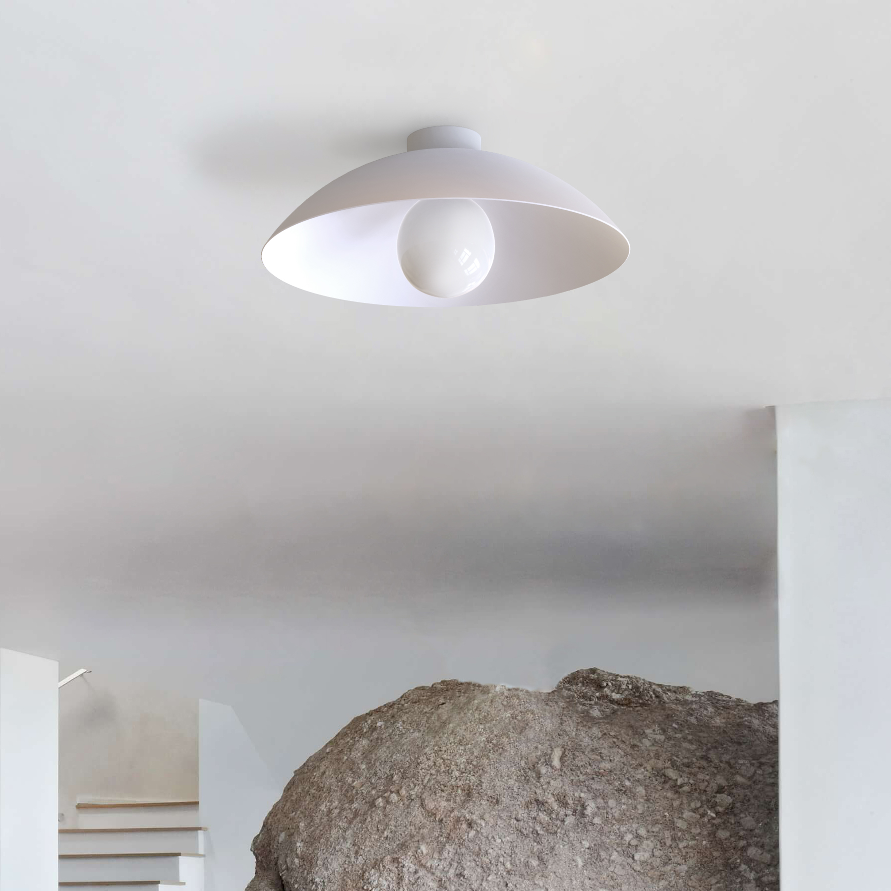 Plafoniera a soffitto Flash color Bianco Lumicom